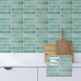 MetroTile Peel & Stick Wall Panels – Waterproof PVC Splashback Tiles | Modern Self-Adhesive Décor