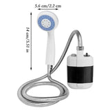 TrailFlow Portable Outdoor Shower Pump – Manual Camping & Travel Rinse System for Beach, Hiking & Pet Care