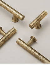 Atelier Forge Hammered Brass Handles – Vintage Bronze Cabinet Pulls | Artisan Furniture Hardware