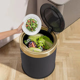 NovaTouch Soft-Close Waste Bin – Modern Push-Button Kitchen & Bathroom Rubbish Bin | Hygienic Slimline Design