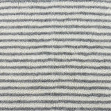 Veloura Stripe Jacquard Fleece Fabric – Ultra-Soft Lamb Fleece Textile | Premium Sewing & DIY Material