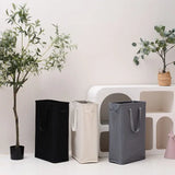 LoftCarry Oxford Laundry Basket – Foldable Fabric Hamper | Slim Space-Saving Storage Solution
