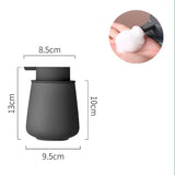 Veloura CasaCeram Refillable Soap Dispenser – Premium 300 ml Ceramic Pump Bottle for Bathroom & Kitchen