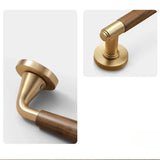 Ardenvale Walnut Door Handle Set – Quiet Interior Lock System | Vintage Wooden Lever Door Hardware