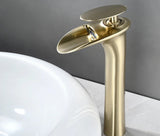 ArcticCascade Basin Mixer – White Waterfall Bathroom Faucet | Contemporary Single Lever Sink Tap