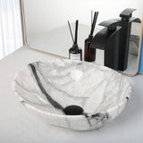 Veloura Oval Countertop Basin – Gloss Ceramic Vessel Sink | Modern Luxury Bathroom Wash Basin