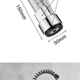 AquaFlow 360 Kitchen Tap Aerator – Swivel Faucet Attachment with Stop Button | Water-Saving Sink Sprayer