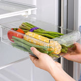 ClearNest Fridge Storage Drawer – Transparent Under-Shelf Refrigerator Organiser | Space-Saving Food Container
