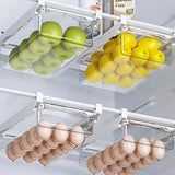 ClearNest Fridge Storage Drawer – Transparent Under-Shelf Refrigerator Organiser | Space-Saving Food Container