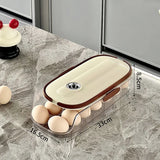 FreshRoll Automatic Egg Organizer – Multi-Tier Rolling Egg Holder | Stackable Refrigerator Egg Storage | Space-Saving Egg Dispenser for Kitchen