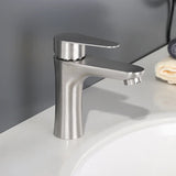 PureSteel Basin Mixer Tap – 304 Stainless Steel Bathroom Faucet | Modern Hot & Cold Sink Mixer