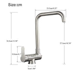 AeroFold Kitchen Mixer Tap – Foldable 360° Swivel Faucet | Dual Spray Hot & Cold Sink Mixer