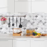 Arqstone 3D Tile Decals – Waterproof Peel & Stick PVC Wall Panels | Modern Kitchen & Bathroom Wall Covering