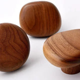 Scandinavian Pebble Wood Hooks – Minimalist No-Drill Coat & Door Hangers | Modern Home Organisation