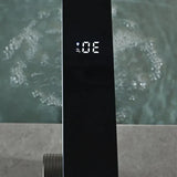 LuxuFlow SmartSense LED Digital Bathroom Faucet – Solid Brass Single-Handle Sink Mixer with Real-Time Temperature Display
