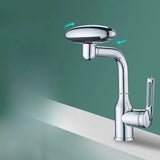 NovaCascade Basin Mixer – Futuristic Waterfall Bathroom Faucet | 4-Mode Luxury Sink Tap