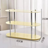 Lucentra Acrylic Vanity Organiser – Double-Tier Cosmetic Storage Display | Luxury Bathroom & Beauty Shelf