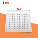 AquaVera Ceiling Rain Shower Head – Ultra-Thin Stainless Steel Rainfall System | Luxury High-Pressure Bathroom Shower
