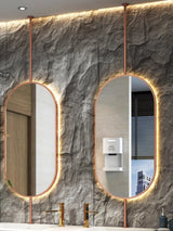 ÉvoLume Oval LED Mirror – Modern Backlit Vanity Mirror | HD Illuminated Wall Design