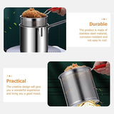KuroKrisp Japanese Fry Pot – 304 Stainless Steel Tempura Pan Set | Oil-Saving Deep Fry Cooker