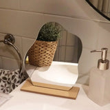 CloudÉclat Decorative Vanity Mirror – Irregular Acrylic Table Mirror | Modern Cloud-Inspired Design