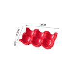 Céravie Ceramic Egg Storage Tray – Modern Refrigerator Egg Holder | Elegant Kitchen Organisation