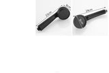 NoirFlow Wall-Mounted Mixer Tap – Matte Black Brass Faucet | 360° Swivel with Side Spray Attachment