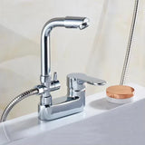 UrbanFlow Basin Mixer Tap – Modern Brass Bathroom Faucet | Premium Single Lever Hot & Cold Sink Mixer