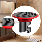 FlowGuard Anti-Odour Floor Drain Insert – Stainless Steel & Silicone Backflow Protector | Bathroom & Kitchen Drain Cover
