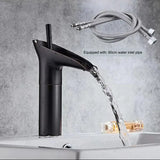 Veloura Cascade Heritage Basin Tap – Antique Waterfall Bathroom Mixer | Elegant Spa-Inspired Vanity Design