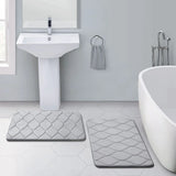 CloudEase Memory Foam Bath Rug – Ultra-Soft Non-Slip Bathroom Mat | Quick-Dry Washable Comfort Carpet