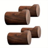 Alderé Scandinavian Wall Hook – Solid Beech & Walnut Coat Hanger | Minimalist Wooden Wall Storage
