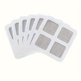 FlowGuard Disposable Drain Hair Catchers – Self-Adhesive Mesh Drain Protectors | Easy No-Clog Sink & Shower Covers