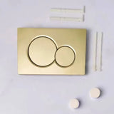 Aurelium Luxe Gold Dual Flush Wall Plate – Concealed Cistern Control Panel | Modern Water-Saving Bathroom Upgrade