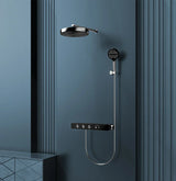 Aurelius ThermoSpa Shower System – Concealed Rainfall Thermostatic Shower Set | Luxury Gold Bathroom Upgrade