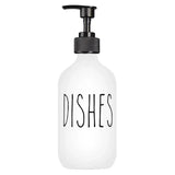 Veloura Matte Black Soap Dispenser Set – 500ml Refillable Pump Bottles for Kitchen & Bathroom | Modern Minimalist Countertop Storage
