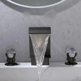 HeritageFlow LuxeSpread Bathroom Faucet – 8" Widespread Dual-Handle Vanity Mixer