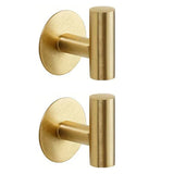 StickMount Adhesive Wall Hooks – Stainless Steel No-Drill Towel & Robe Holder | Modern Space-Saving Storage