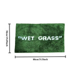 Verdanova Plush Grass Rug – Soft Non-Slip Green Floor Mat | Modern Nature-Inspired Home Décor