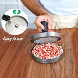 PattyForge Burger Maker – Aluminum Hamburger Press | Nonstick BBQ Patty Shaper