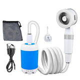 AquaNomad SmartCamp Portable Shower – Rechargeable Outdoor Camping Shower | Digital Display Travel Wash System