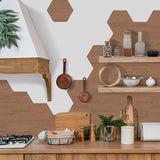 Virello Hexagon Tile Panels – Waterproof Peel & Stick 3D Wall Decals | Modern PVC Floor & Wall Tiles