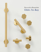 Aurevon Extended Brass T-Bar Handle – Luxury Long Cabinet Pull | Modern Furniture & Appliance Hardware