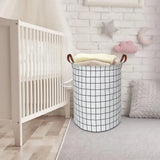LinenVault Storage Hamper – Foldable Canvas Laundry Basket | Waterproof Multi-Purpose Organiser