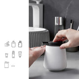 Veloura CasaCeram Refillable Soap Dispenser – Premium 300 ml Ceramic Pump Bottle for Bathroom & Kitchen