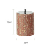 Aurello Red Travertine Bathroom Accessories Collection – Natural Stone Spa Luxury | Vintage Bathroom Décor
