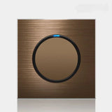 VeronaVolt Vintage Wall Switch & Socket – Coffee Bronze Electrical Outlet | Retro LED Power Plate