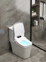 Virello SensiSpa Smart Bidet Seat – Automatic Heated Toilet Seat with Warm Wash, Dryer & Touch-Free Lid | Luxury Square Bathroom Upgrade