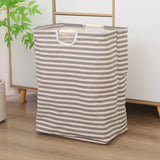 NaturaFold Cotton Laundry Basket – Waterproof Foldable Storage Hamper | Compact Eco-Friendly Organiser