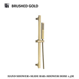 Elevare SlideRail Shower Set – Adjustable Stainless Steel Handheld Shower System | Modern Water-Saving Bathroom Upgrade